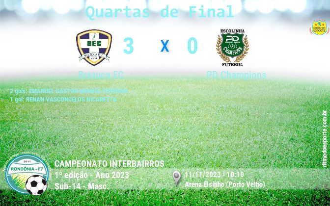 Resultado da partida